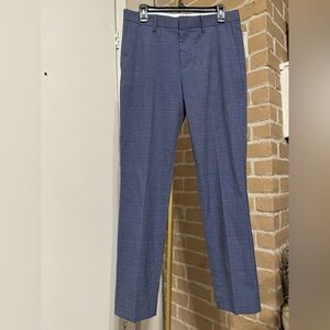 NWT H&M Navy Plaid Slim Fit Pants
